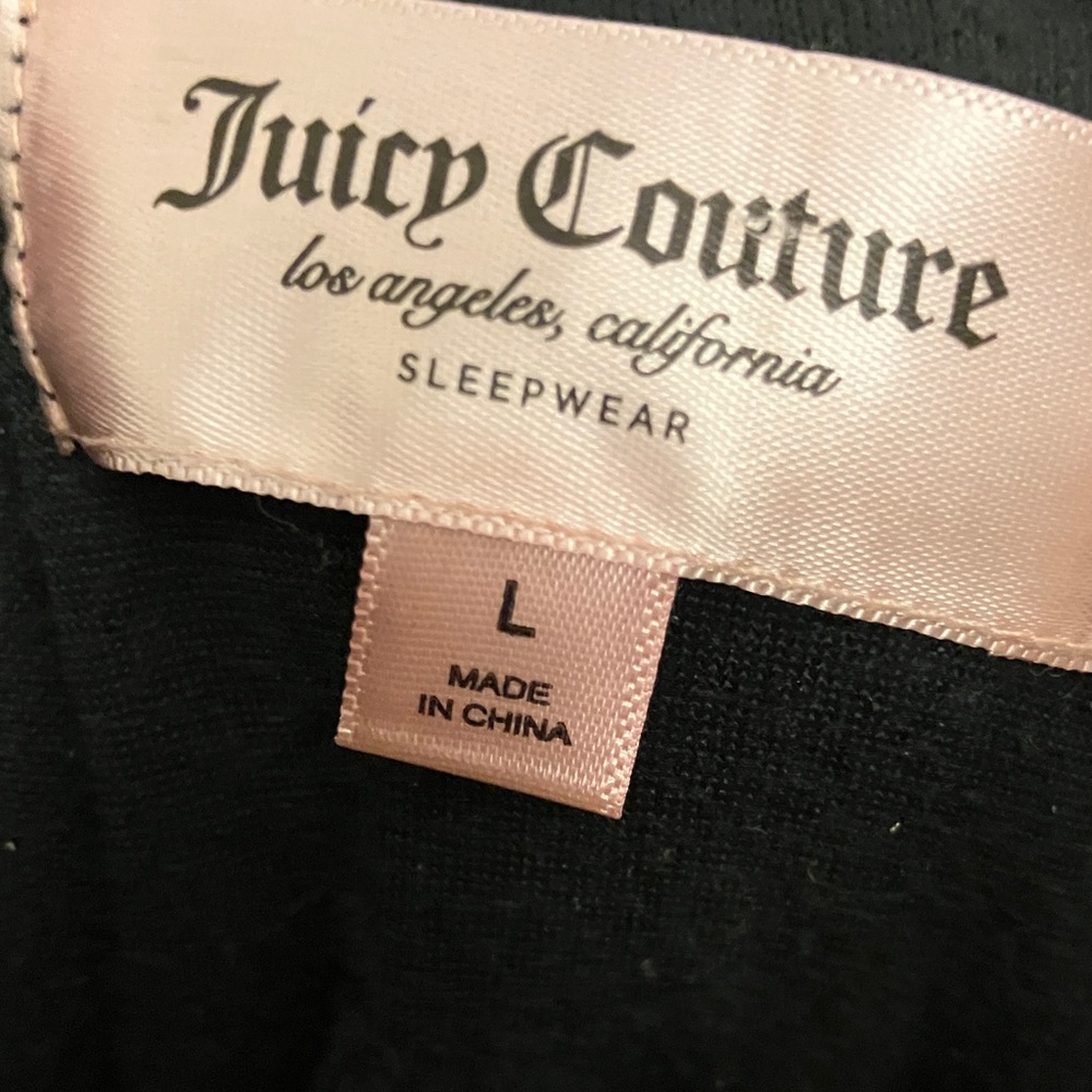Juicy Couture Black Velour Track Suit - Picture 2 of 9